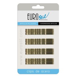 Carton Clips Ondulados Bronce 7 cm