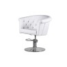 Silla Peluqueria Scala Blanco Brillantes