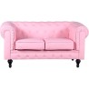 Sillon Chester Rosa 2 Plazas