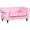 Sillon Chester Rosa 2 Plazas