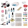 KIT DE UÑAS GEL COMPLETO LÁMPARA + TORNO 30.000 RPM