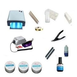 KIT UÑAS GEL LAMPARA + TORNO 20.000 RPM