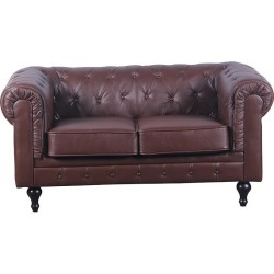 Sillon Chester Marron 2 Plazas