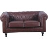 Sillon Chester Marron 2 Plazas