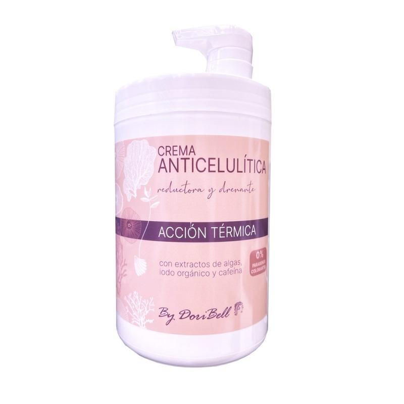 Doribell - Crema Anticelulitica con Accion Termica Reductora y Drenante 1000 ml