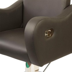 Silla Peluqueria Reclinable Nantes Plus Negro