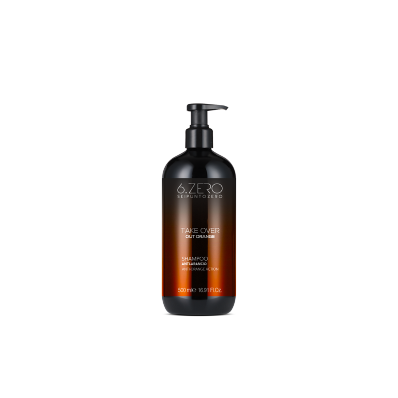 Shampoo 6.Zero Champú Antinaranja Take Over Out Orange 500 ml