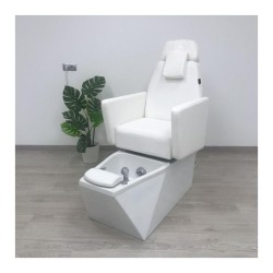 Sillon Pedicura Blanco Tonye Bañera Blanca