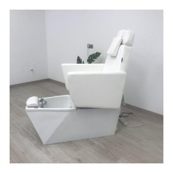 Sillon Pedicura Blanco Tonye Bañera Blanca