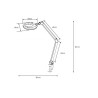 Lampara Led de Mesa 5 aumentos