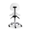 Taburete con Respaldo Rolf Asiento Montura Blanco