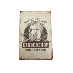 Placa Decoracion Barberia 8  (30 x 20 cm )