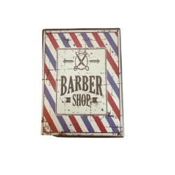 Placa Decoracion Barberia 12  (30 x 20 cm )