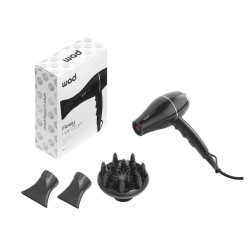 Secador de mano compacto ultraligero Hair Dryer Negro Flowy Black 2100w