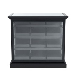 Mueble de Recepcion Barberia Reno Negro