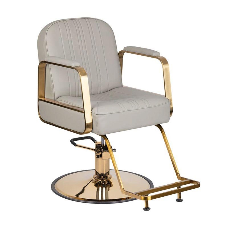 Silla Peluqueria Oxford Beige Gold