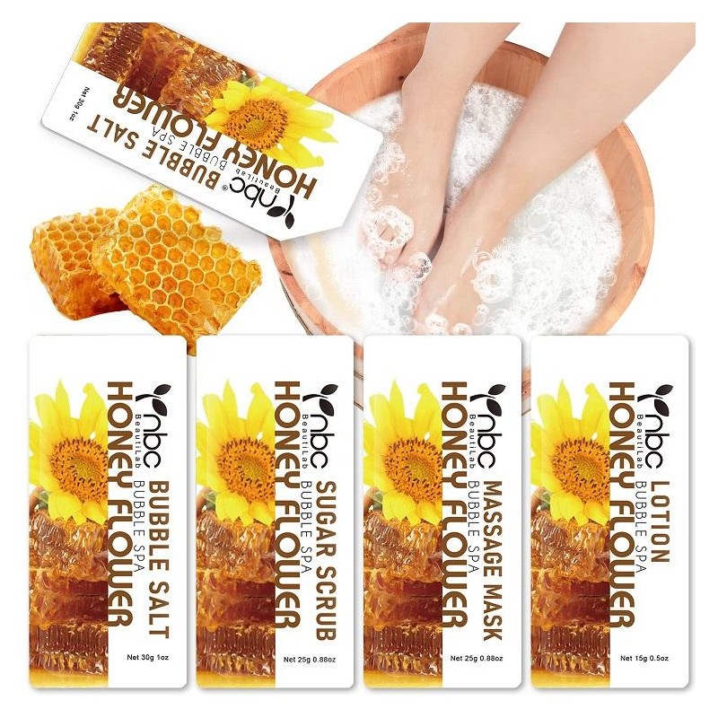 Kit Pedicura Spa Nutritivo Honey Flower