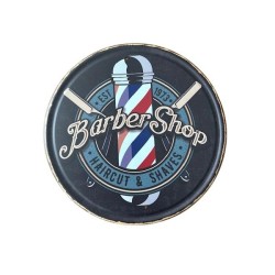 Placa Decoracion Barberia Redonda 1