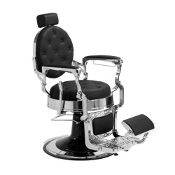 Sillon Barbero Majestic Silver Negro