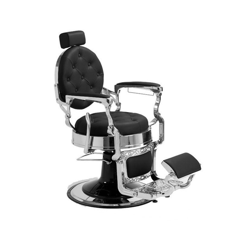 Sillon Barbero Majestic Silver Negro