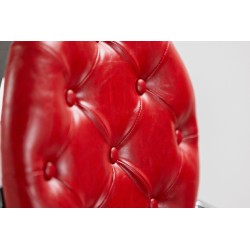 Sillon Barbero Majestic Silver Rojo