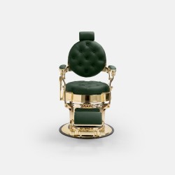 Sillon Barbero Majestic Gold Verde