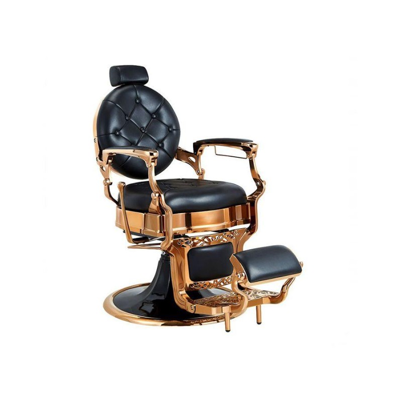 Sillon Barbero Negro Dylan Gold RS Cobre Brillante