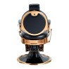 Sillon Barbero Negro Dylan Gold RS Cobre Brillante