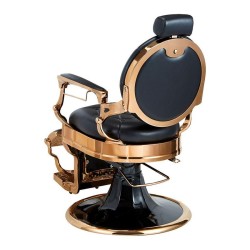 Sillon Barbero Negro Dylan Gold RS Cobre Brillante