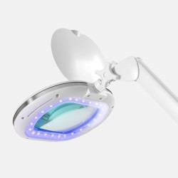 Lampara Lupa LED de Estetica con Pie 5 aumentos Tada