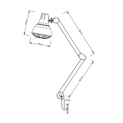 Lampara Infrarrojos de Mesa Myso