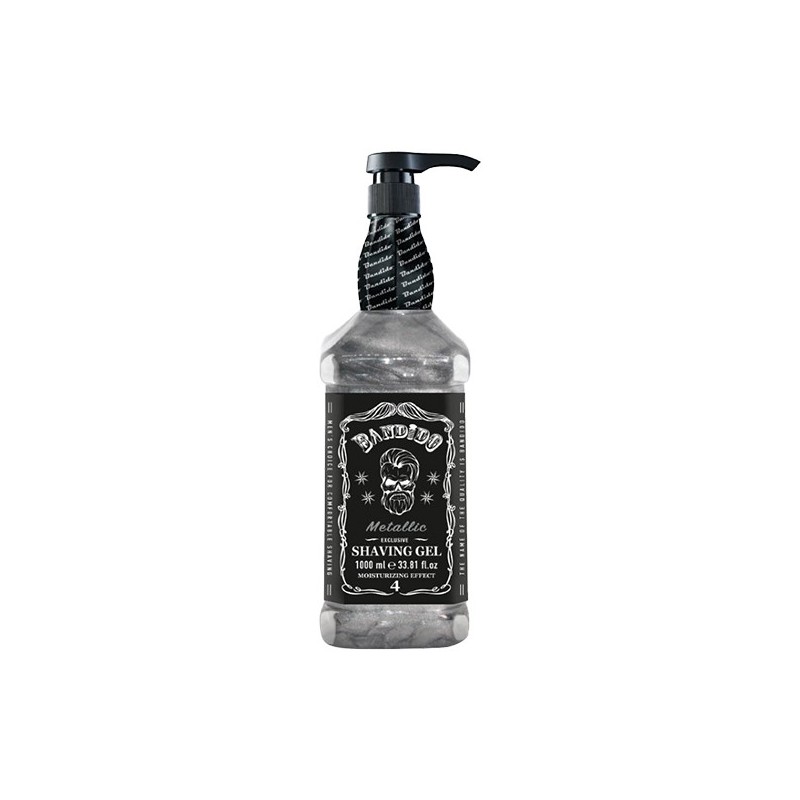 Shaving Gel Metallic Bandido Gel Afeitado 1000 ml