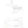 Cadeira Podologia Extens Eléctrica 1 Motor